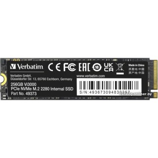M.2 NVMe SSD 256GB Verbatim Vi3000